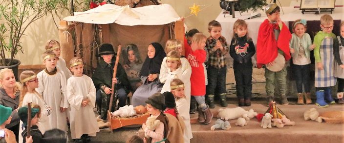 Krippenspiel der Kita in der Kreuzkirche