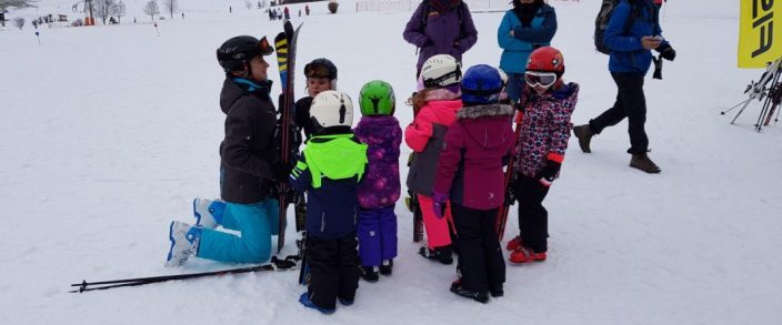 Skikurs am Obersalzberg in Berchtesgaden der evangelischen Kindertagesstätte Freilassing
