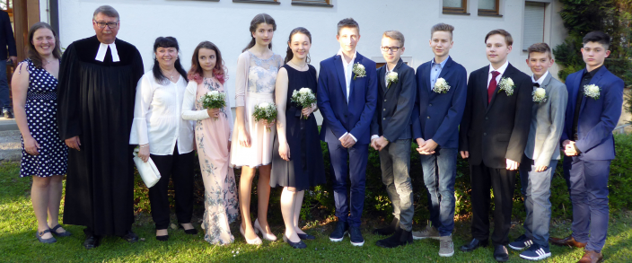 Konfirmation in Mitterfelden 2018