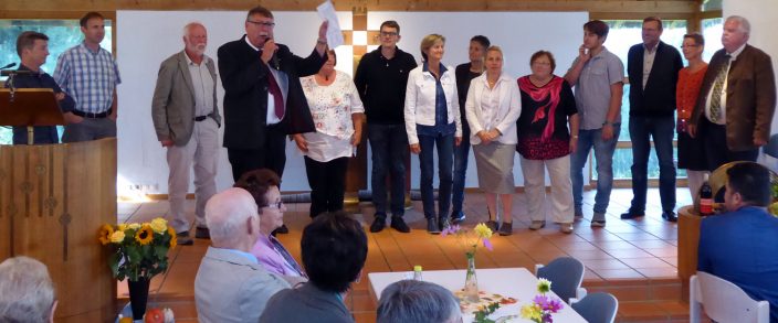 Gemeindefest im Zeichen der Begegnung von Jung und Alt, Kandidaten für die Wahl stellten sich vor