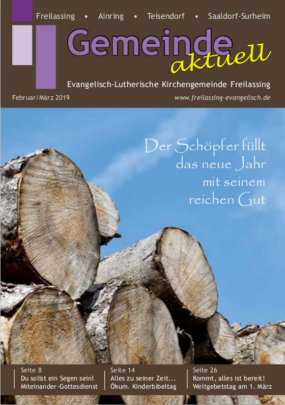 Gemeindebrief Februar / März 2019