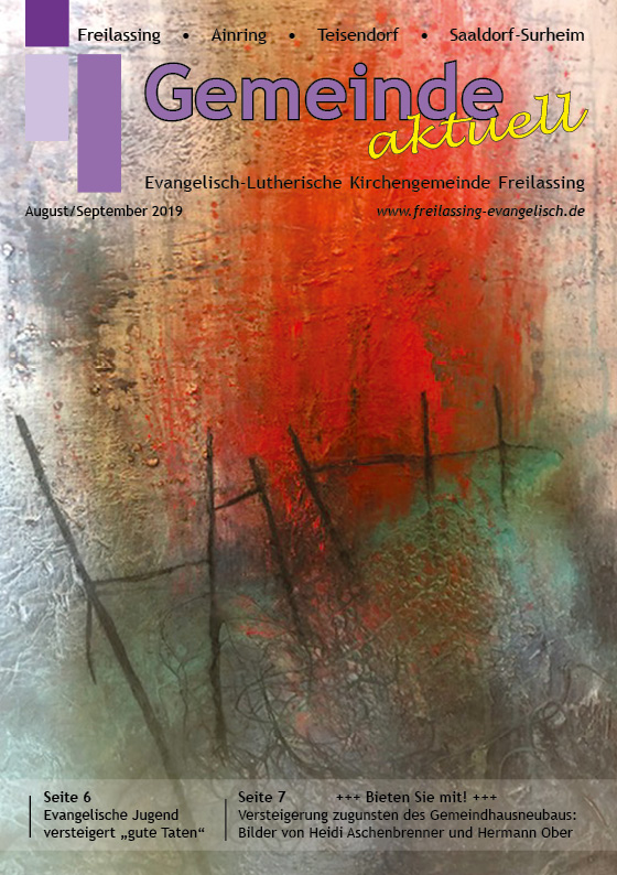 Gemeindebrief August/September 2019