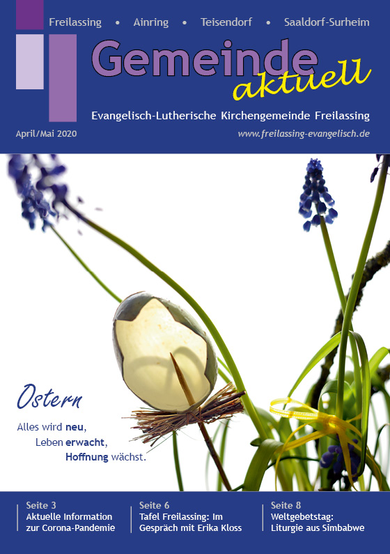 Gemeindebrief April/Mai 2020