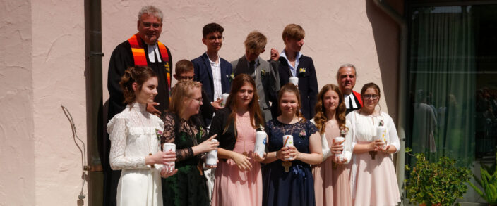 Konfirmation am Pfingstsonntag