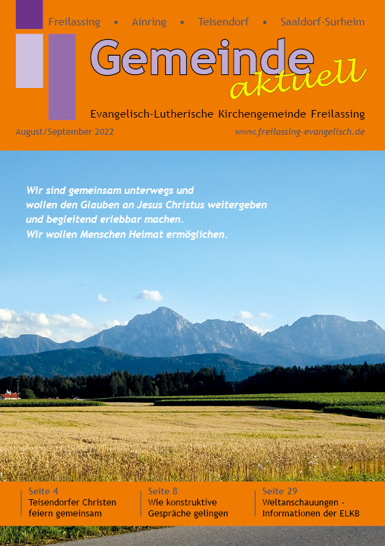 Gemeindebrief August/September 2022