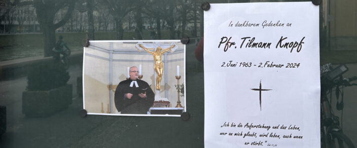 Pfarrer Tilmann Knopf verstorben