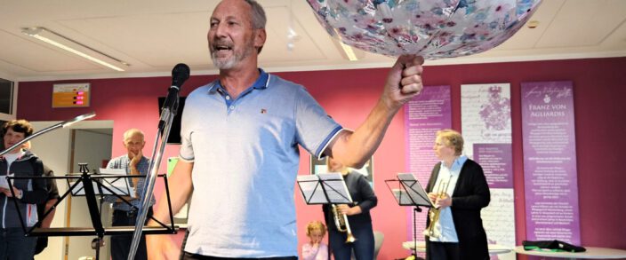 Den Schirm richtig halten